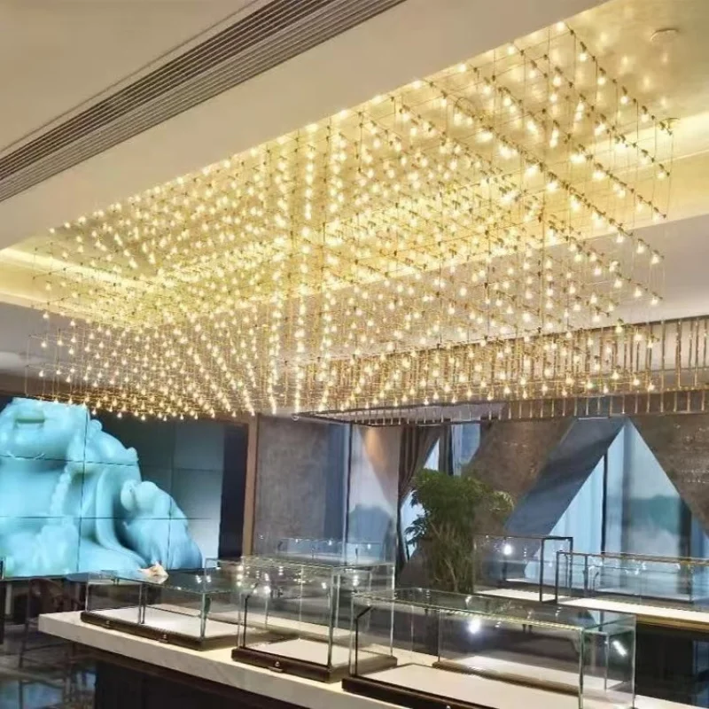 Customized sales office dis playlight  sky effect suitable hotel banquet halls commercial centers large-scale projects