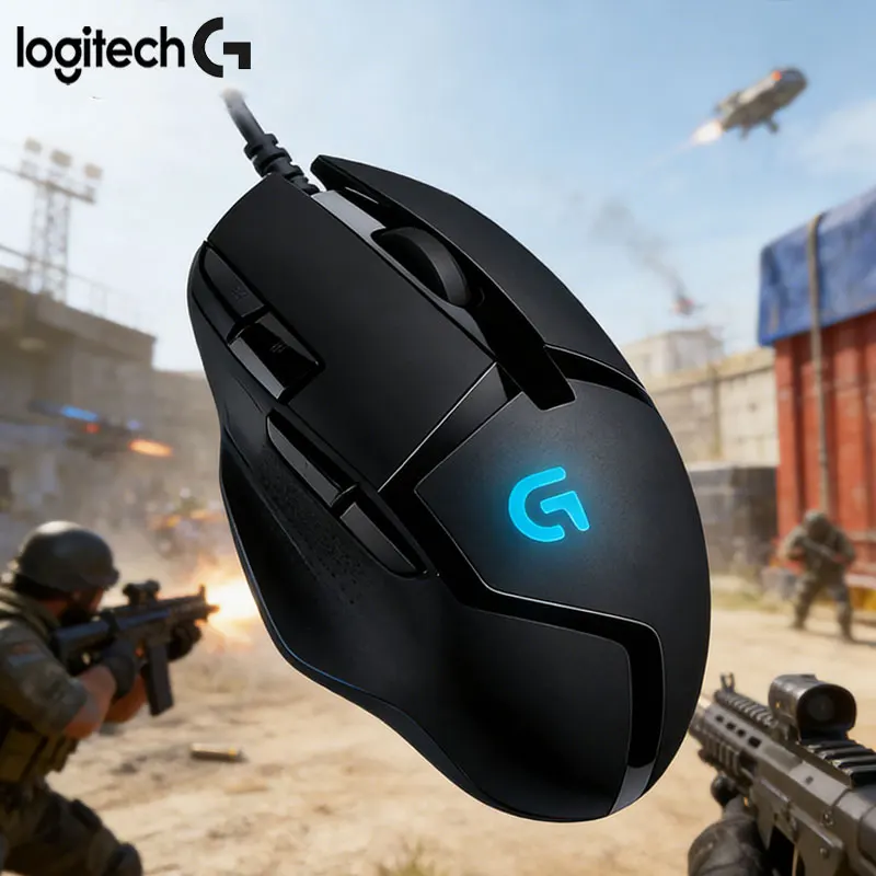 

Проводная двухрежимная игровая мышь Logitech G402 черного цвета с координированной LED-подсветкой делает игры ещё более увлекательными.