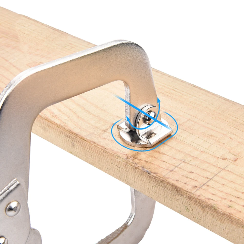 Pad Wood Work Grip Vise Swivel Pincer Tong Tenon Locator Alloy Steel Fix Plier Hand Tool