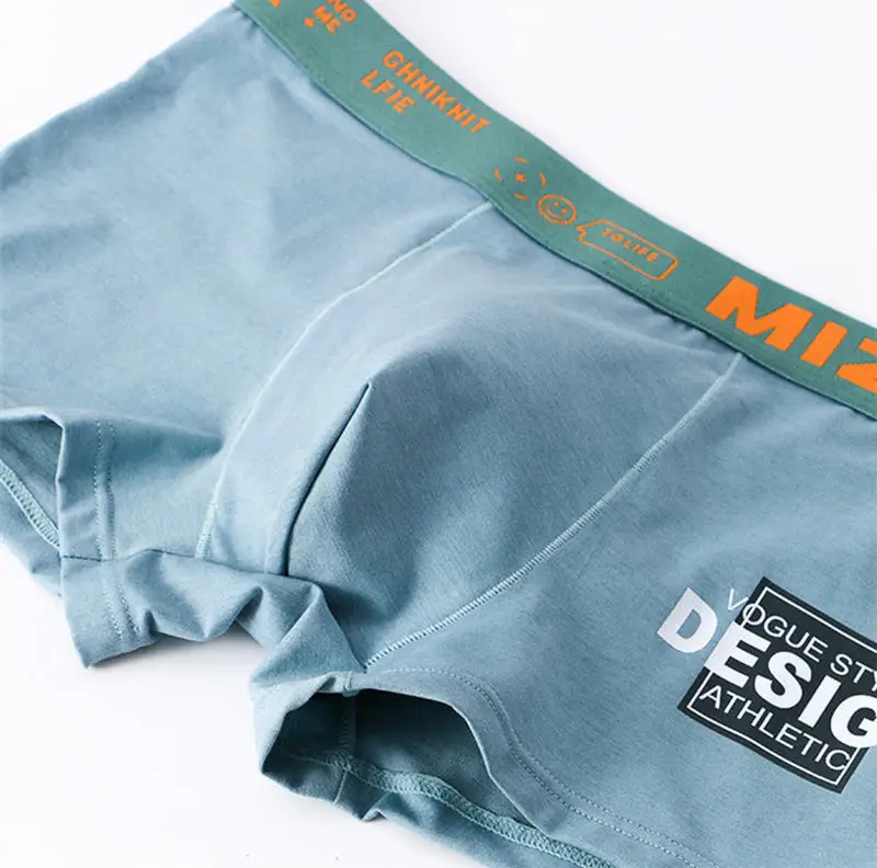 4pcs/Lot Cotton Men Underwear Boxers Briefs Cueca Homme Shorts Calzoncillo Slip Hombre Underpants Panties