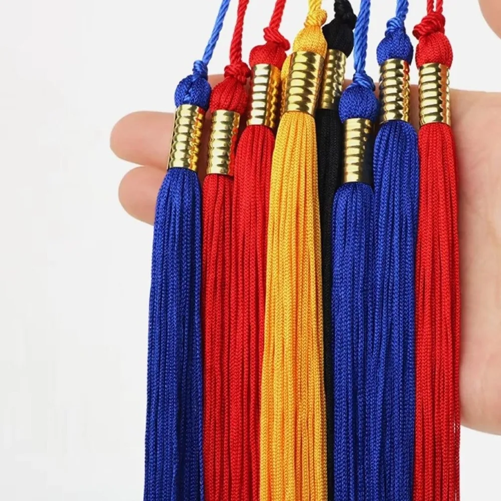 Golden Pendant Graduation Tassel DIY Long Graduation Cap Decoration Fringe Trim Hang Rope Academic Tassel Party Accessories