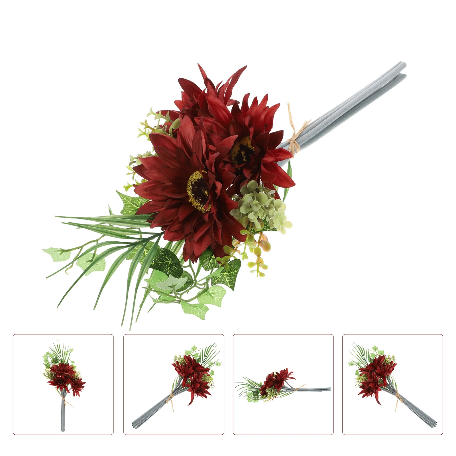 

1Bunch Simulated Lifelike Artificial Flowers Home Wedding Party Decor Simulation Flower Adorn Bouquet Decoration Fake Flower