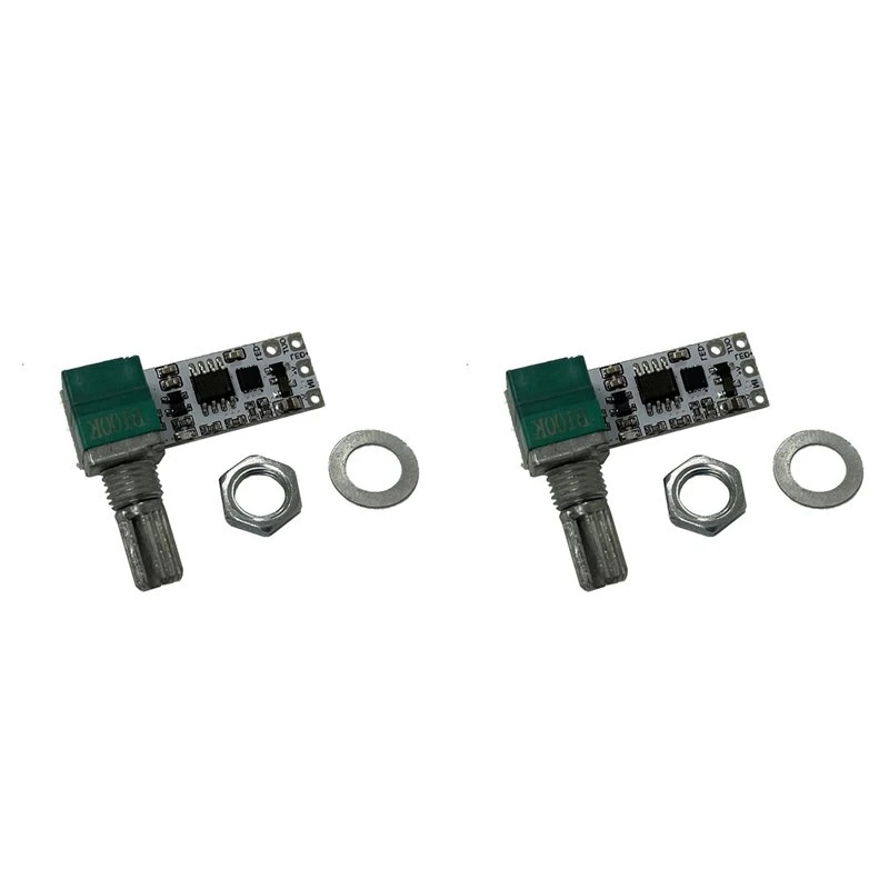 T23C 2X LED Constant Voltage Dimmer Board Control Module Table Lamp Stepless Knob Potentiometer Live Fill Light Module,A