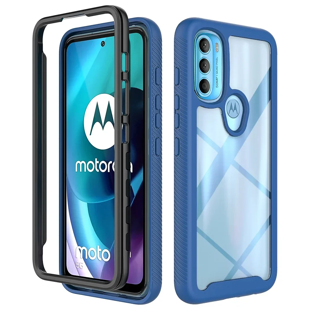 Hybrid TPU/PC Sky Case For Motorola Moto G71 5G Moto G51 5G Rugged Armor Fundas Capa Two Layer Shockproof Shell Hard Back Cover