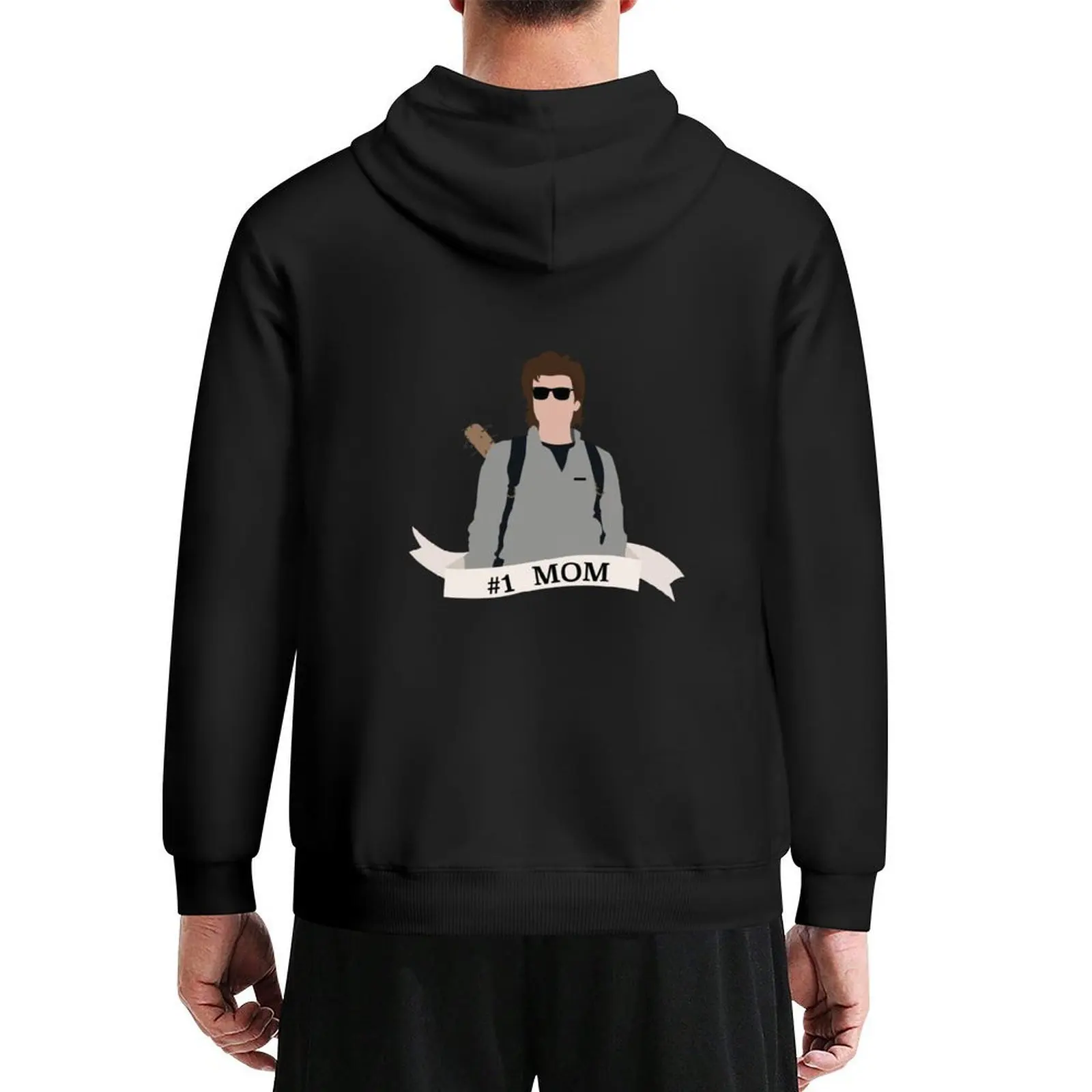 

Steve Harrington: #1 Mom Hoodie graphic t shirts men autumn men's clothing aesthetic clothing japanese hoodie