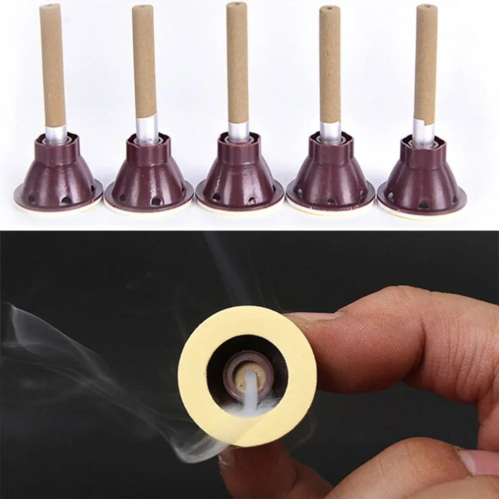 With Base Acupuncture Points Device Smokeless Roll Mugwort Massage Tool Moxibustion Tube Moxa Stick Moxa Candle DIY