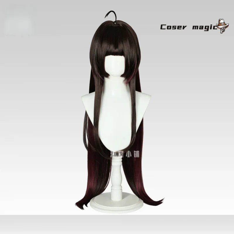 

Lingsha Cosplay Wig Game Honkai: Star Rail Long Brown Mixed Heat-resistant Synthetic Hair Role Play Lingsha Wigs Halloween