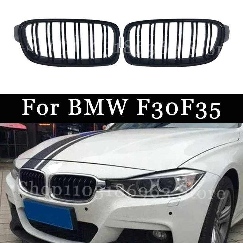 

Grill Auto Front Bumper Grille Kidney Replacement Grilles For BMW 3 series F30 F35 Racing Grills