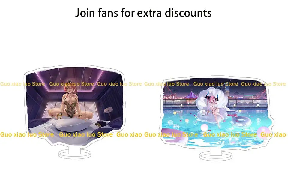 Guo Xiao Luo Store Azur Lane Offizieller 2024 neuer Charakter Skins Janus Manchester Albion Acrylständer Schreibtisch Ornament Anime Geschenk – Detail 3