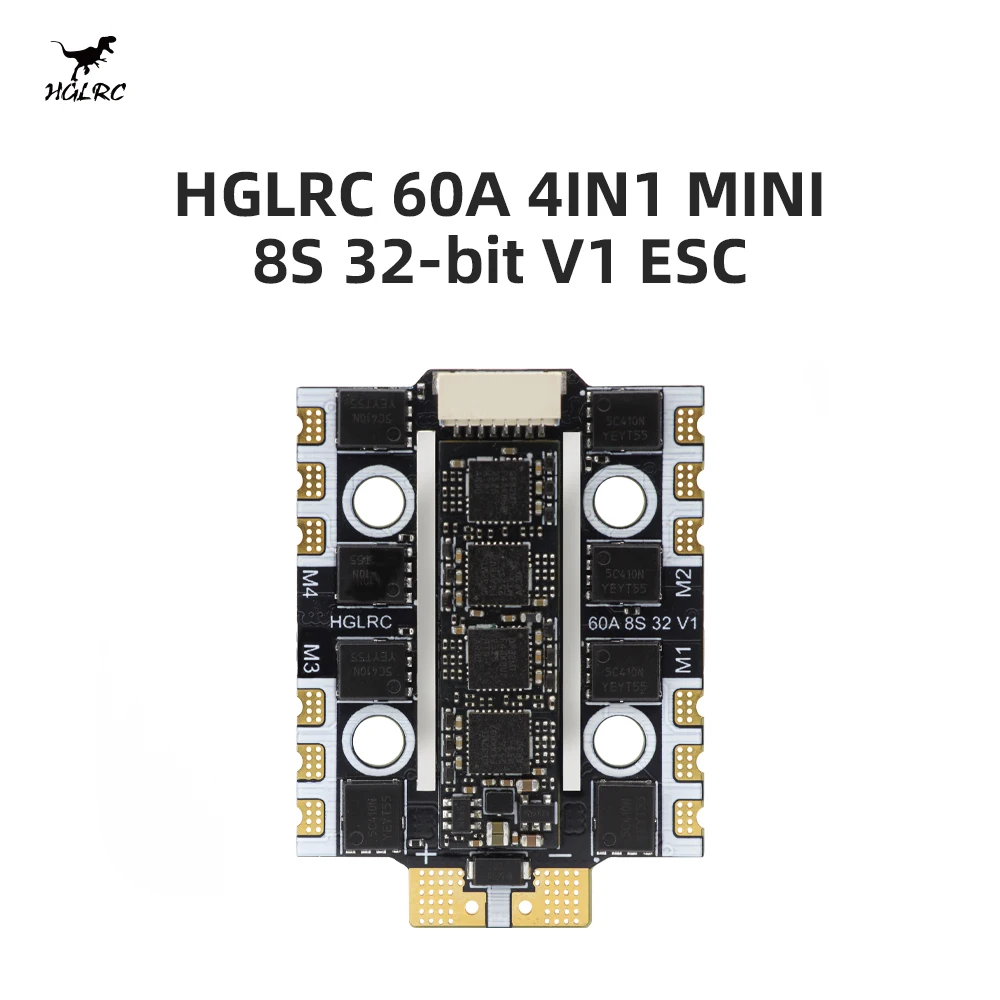 HGLRC 60A 4in1 MINI 8S 32-Bit V1 ESC