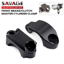 Brake/Clutch Master Cylinder Clamp Cover For Motorcross Dirt Pit Bike Handlebar Bar Clamp Cap Off-Road Motorcycle Accessories