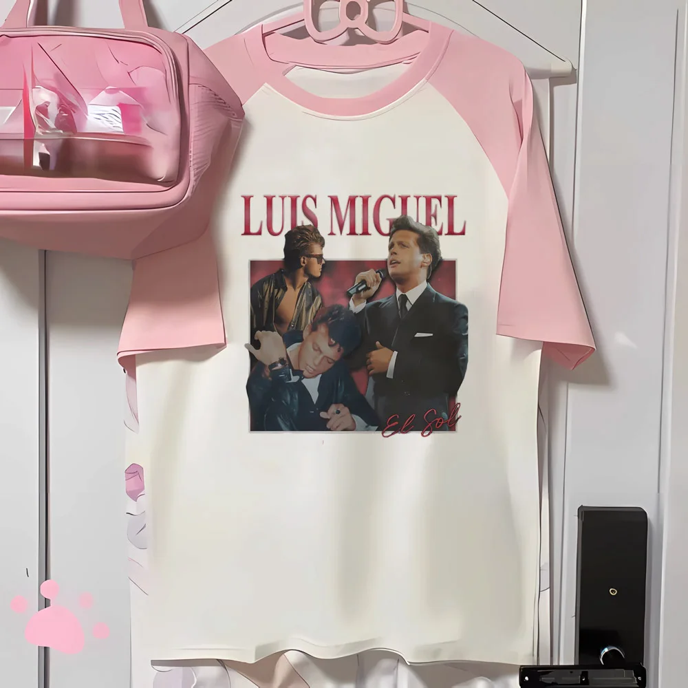 لوكس ألبرتو توب نسائي برقبة دائرية ، ملابس جرافيك ، ملابس الشارع من التيرو ، تي شيرت #1