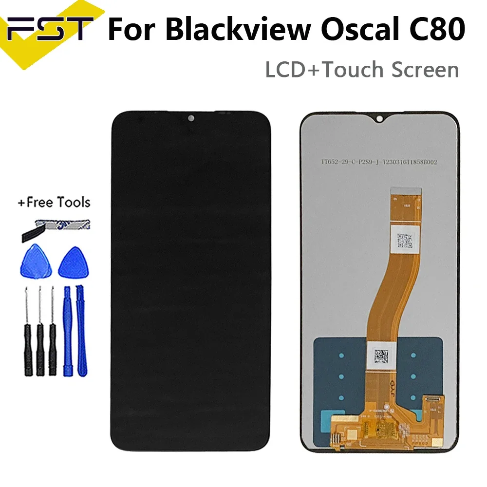 Original For Blackview OSCAL C80 LCD Display For Blackview Oscal C20 C30 S70 S60 Pro C60 C70 S80 Tiger 12 LCD Screen Display