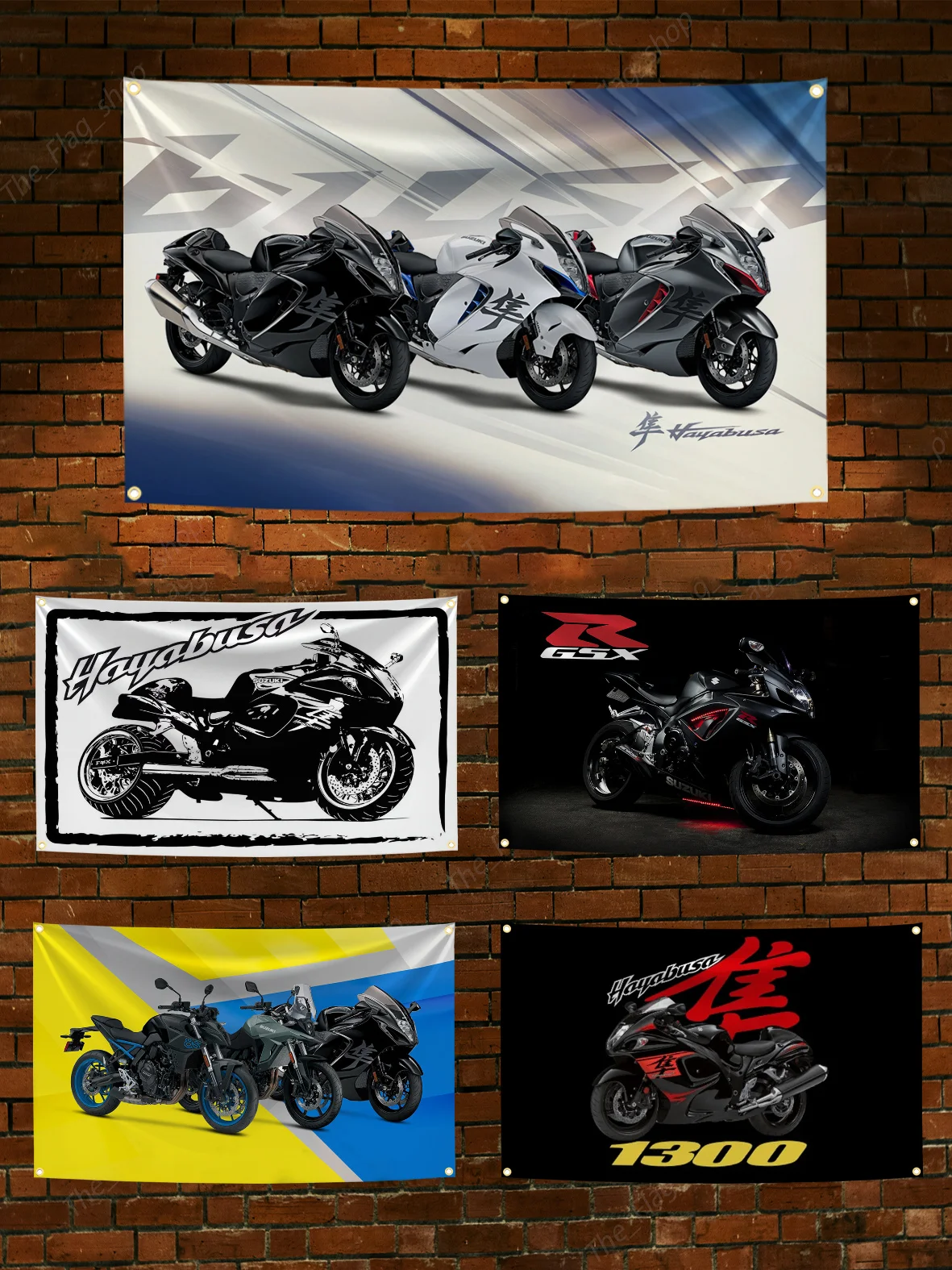 90x150cm Hayabusa 1300 S Motorcycle Flag Polyester Digital Printing Banner for Garage Wall Art Home Outdoor Decoration Tapestry