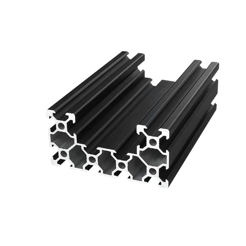 1PC EU Black Oxidation 4080V-Slot Aluminum Profile 4.2 Hole 3D Printer Aluminum 4080U slot DIY Bracket Pipeline Framework