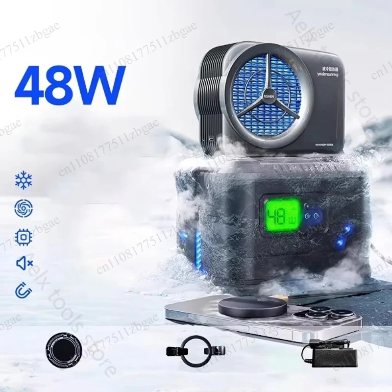 Water Cooler Heat Sink Ice Pad for Gaming Mobile Phone Water Cooling Machine Water Radiator Semiconductor Cellphone