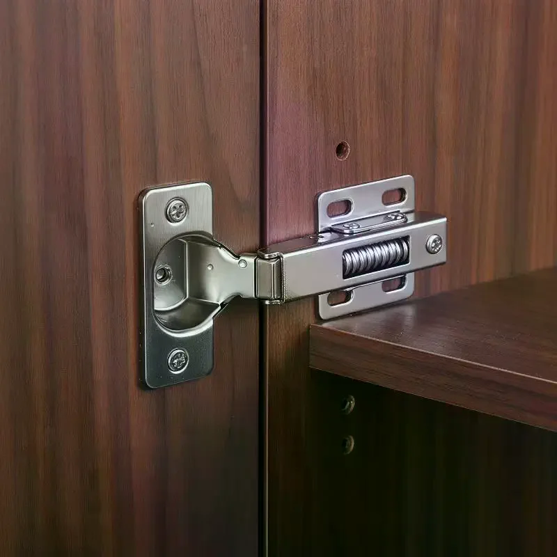 2Pcs Stainless Concealed Kitchen Cabinet Hinges Camper Car Door Support Furniture Hardware Supplies Hidden Hinges