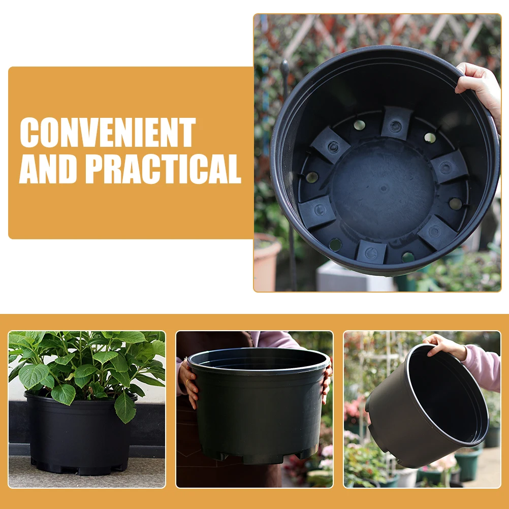 

1 set Plastic Flower Pot Orchid Planter Ventilation Holes Sturdy Lightweight Easy Root Removal Plants Garden