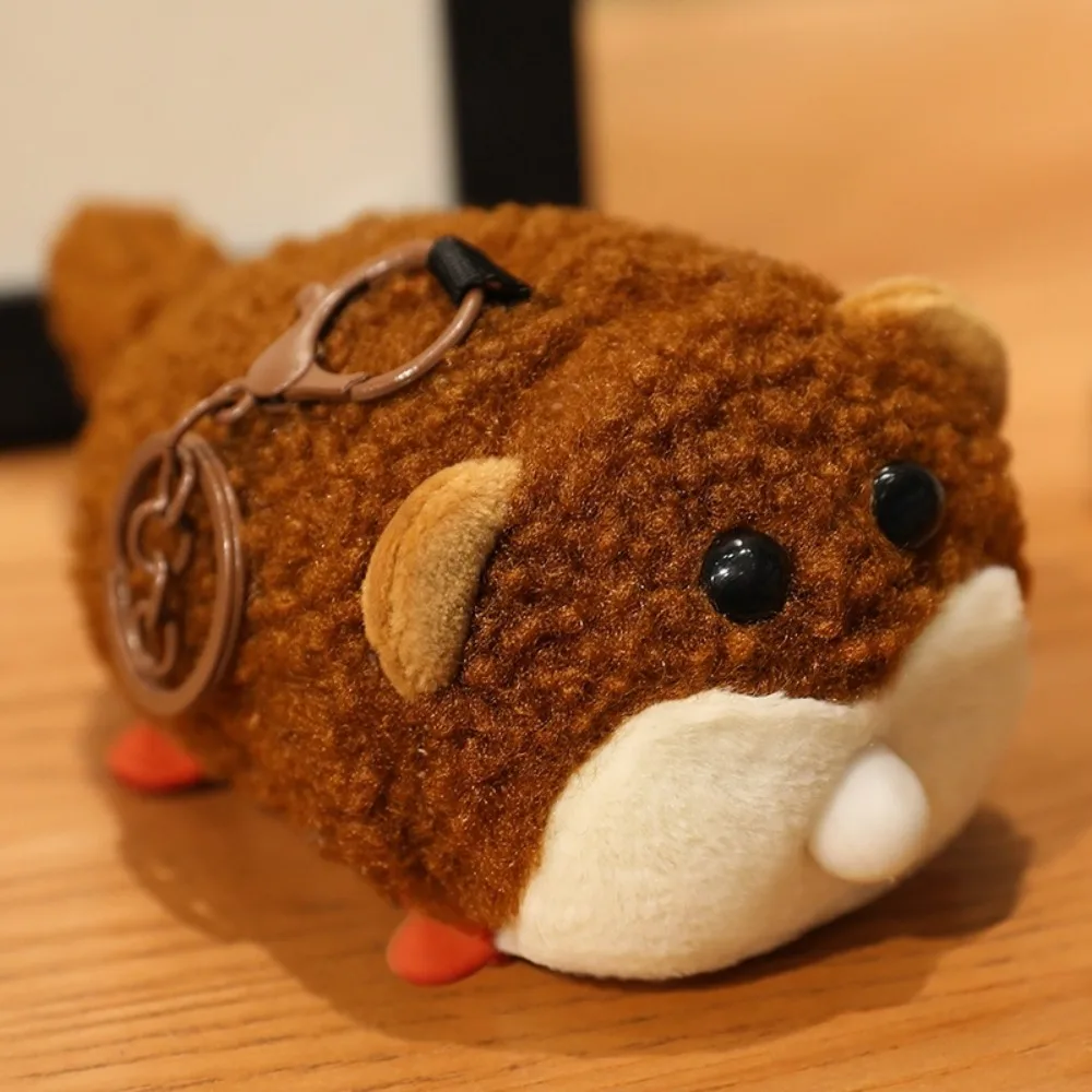 PP Cotton Spit Bubble Bee Plushies Soft Press Squeeze Pendant Cartoon Animal Ins Crocodile Keychains Hanging Accessory
