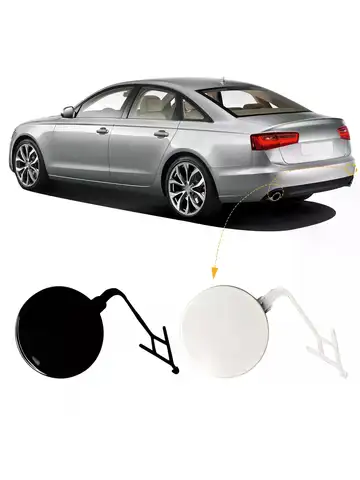 Amortecedor traseiro gancho de reboque tampa de olho de reboque para audi a6 2012-2015 4g5807441 4g5807441grru lado direito do passageiro