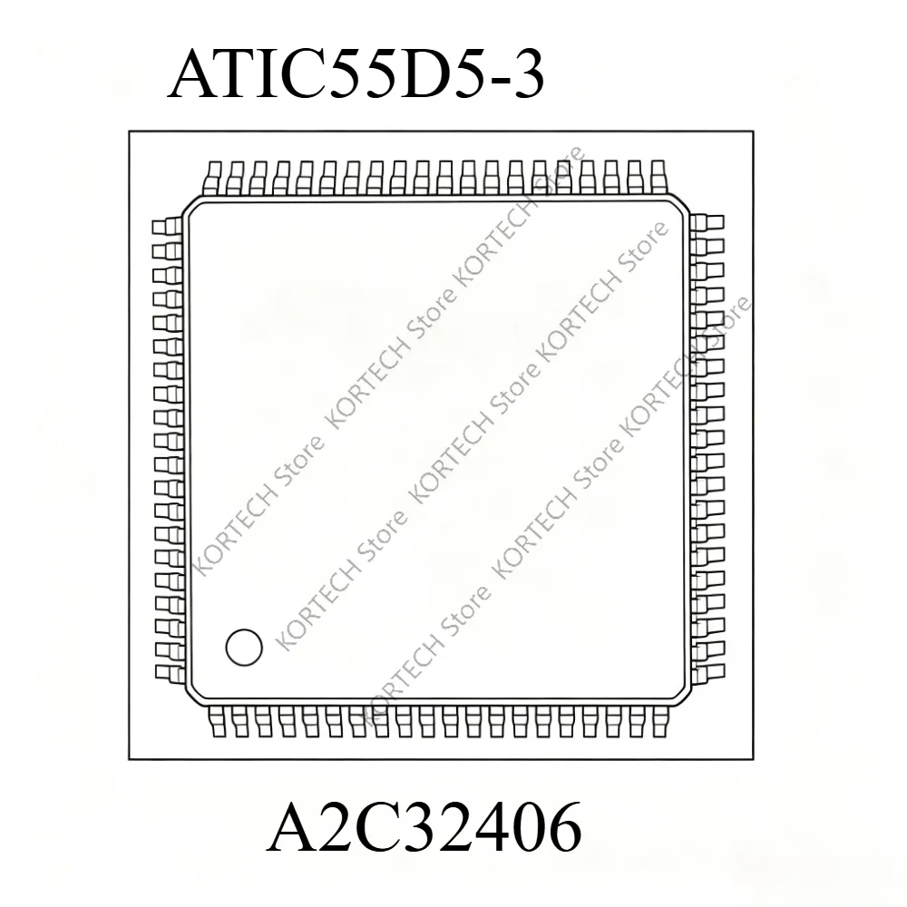 5PCS/LOT Original ATIC55D5-3 A2C32406 Automotive Computer Board IC Chips