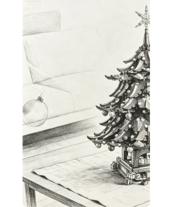 2026 New Popular 3171 Christmas Exclusive Plant Toy Models, Home Decorations, and Adult Holiday Gifts
