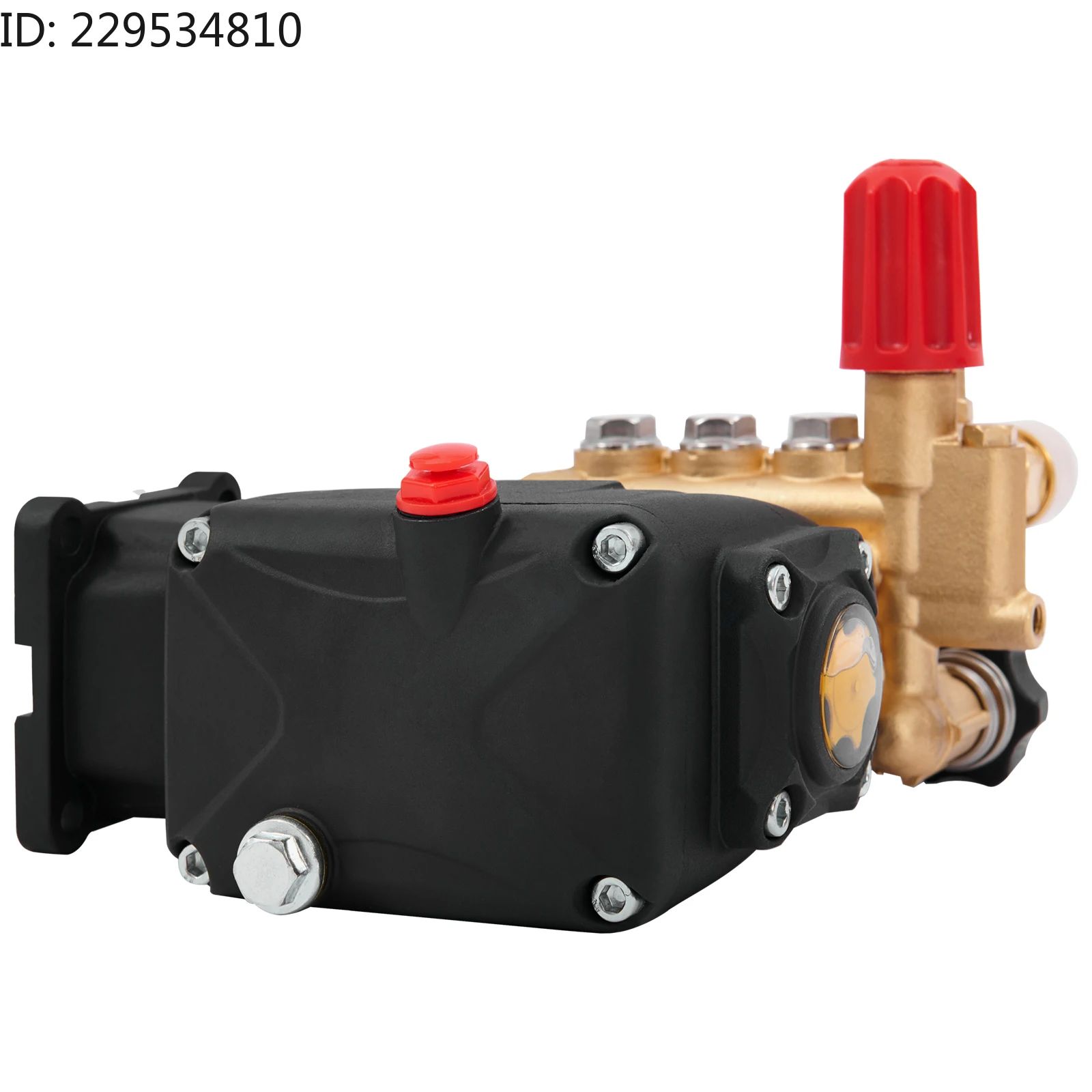 Pressure Washer Pump 3GPM / 4 GPM Shaft Horizontal Triplex Plunger Replacement Power Pumps Kit Compatible