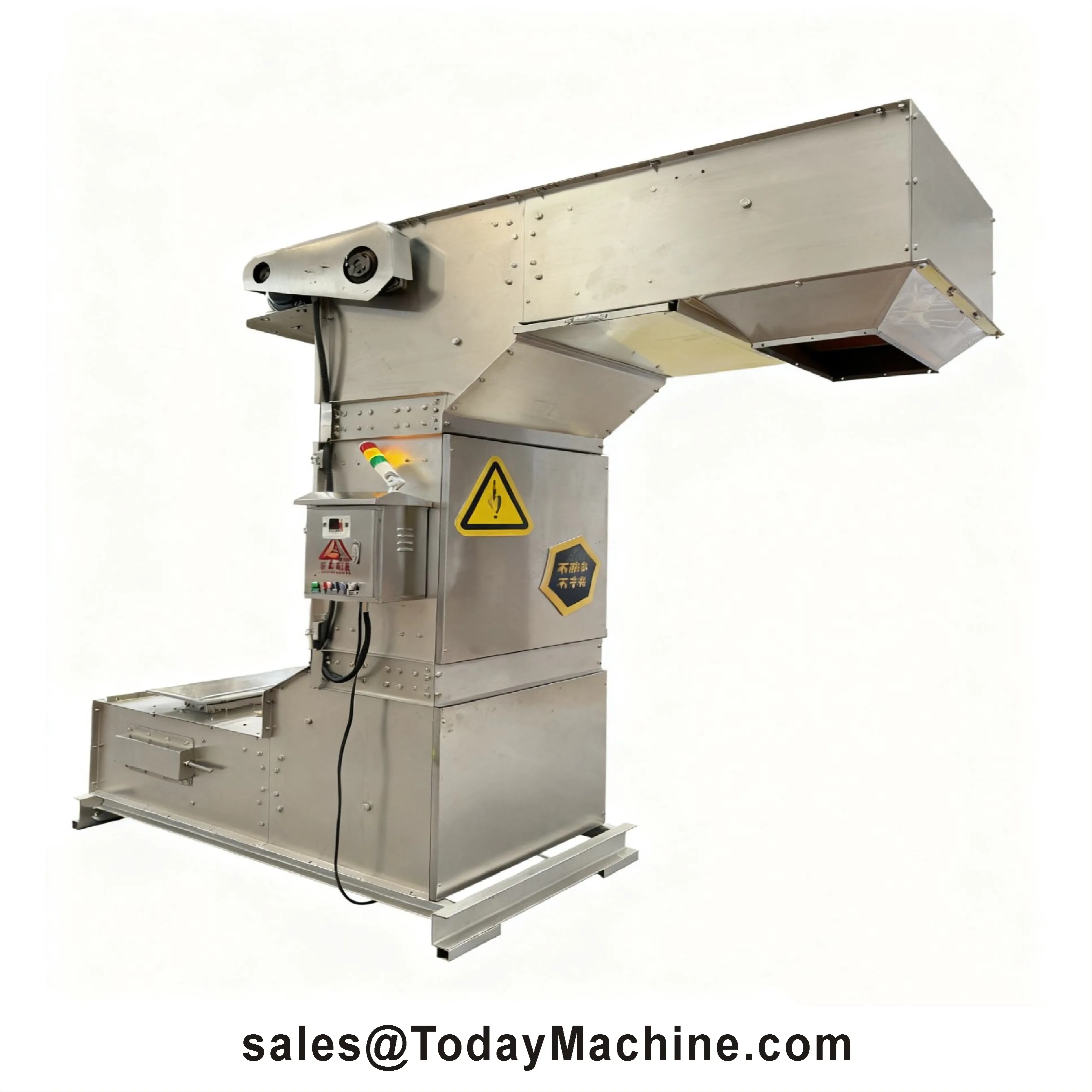 High Quality Huge Capacity Bulk Material Handling Sugar Snack Food Sorghum Paddy Rice Grain Z Type Bucket Elevator Conveyor