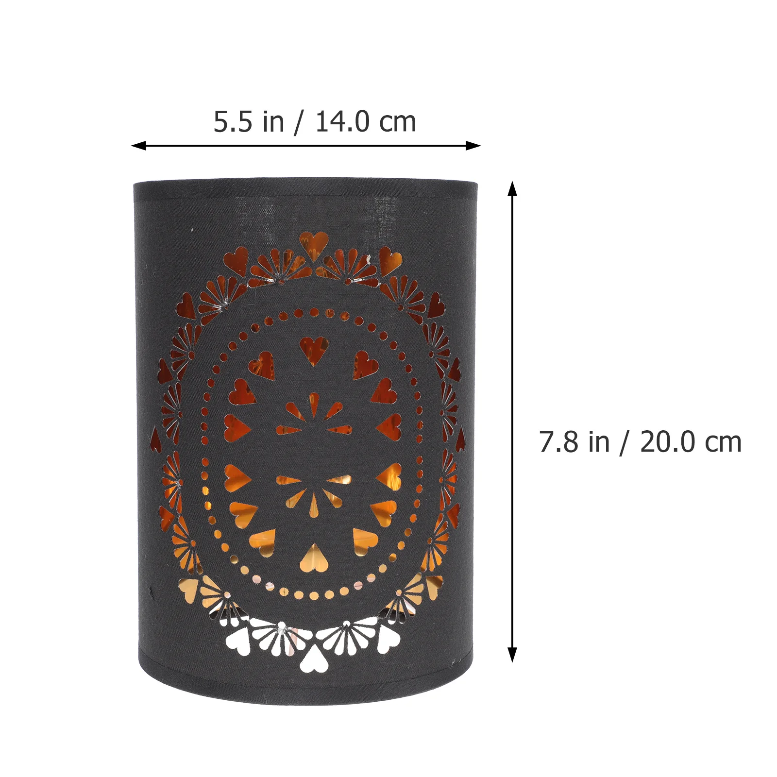 

Modern Hollow Out Vintage Lampshade Large Flower Design Cloth Light Cover for Bedroom Home Table Lamp Decorative Accessory