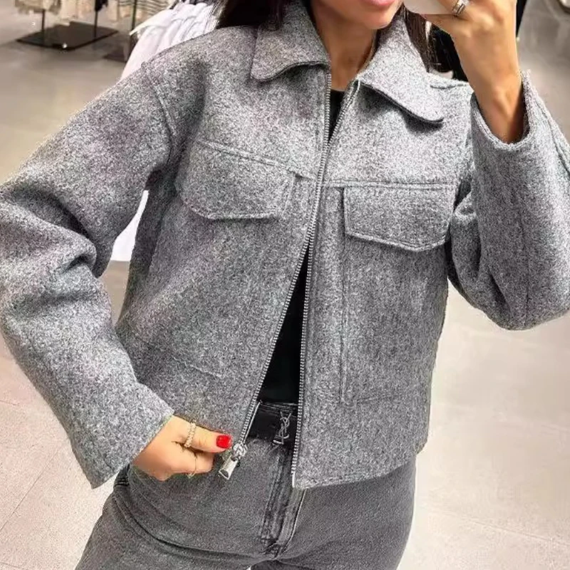 

Fashionable and Elegant Women's Jacket Short Commuter Style Women's Jacket Jacket in Autumn and Winter 2025