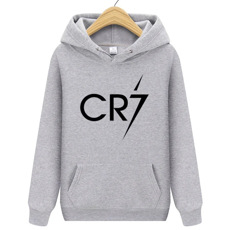 Cristiano Ronaldo Hoodie CR7 พิมพ์StreetwearฟุตบอลฟุตบอลStarผู้ชายผู้หญิงแฟชั่นเสื้อHoodies Tops Pullovers