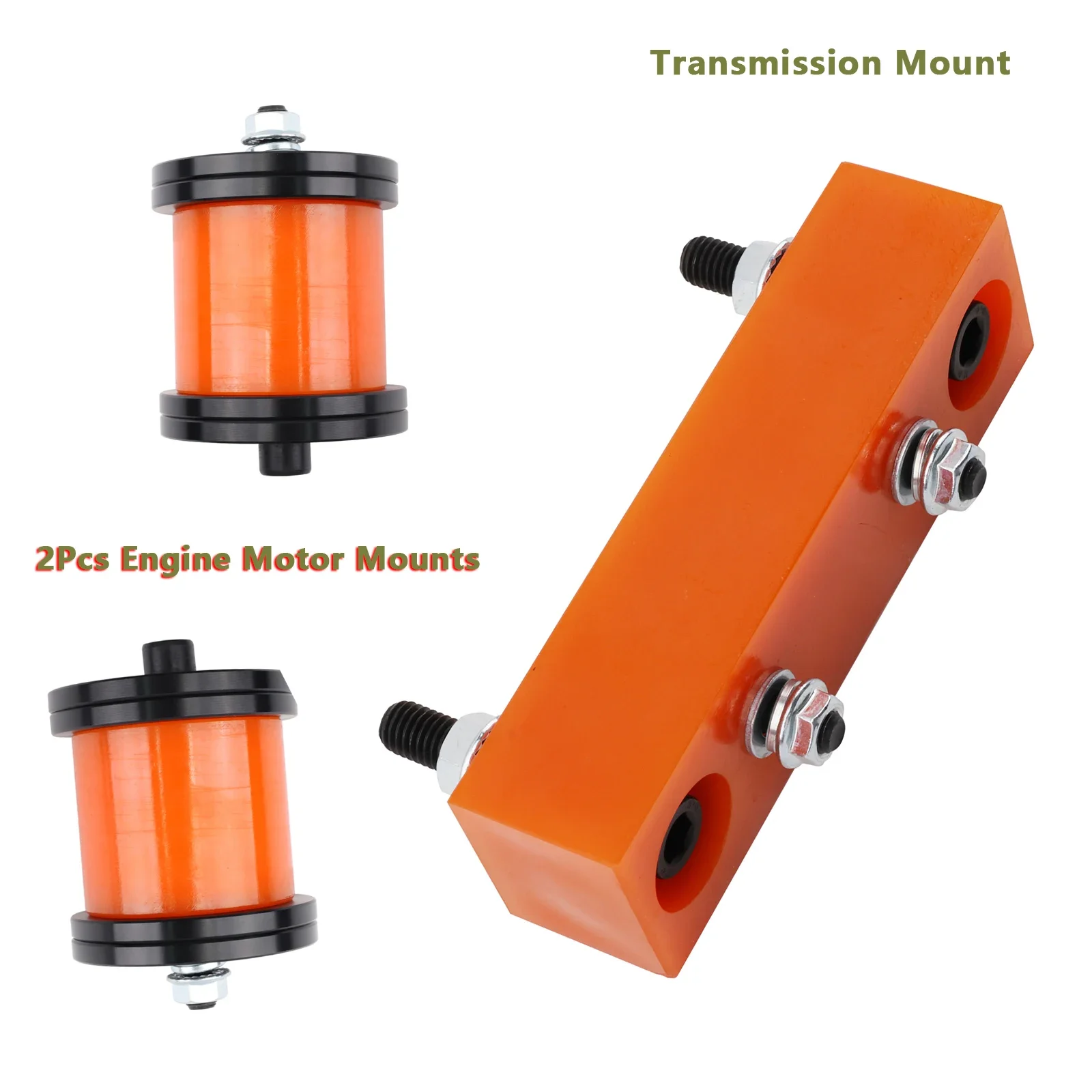 Anti-Vibration Polyurethane Motor Mounts & Transmission Mounts Kit for Nissan 1989-2000 S13 S14 180SX 200SX 240SX (SR20/KA24)