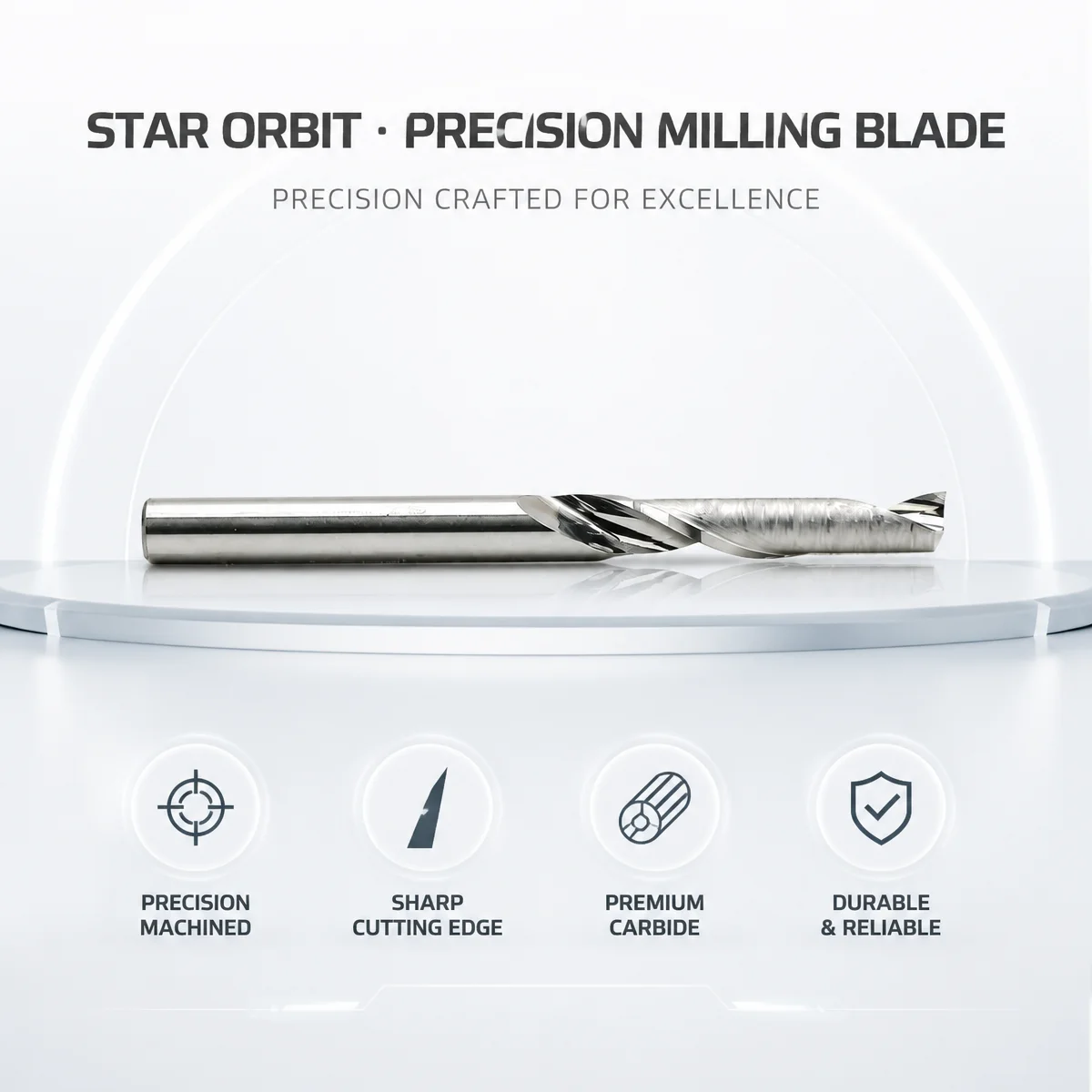 

3.175mm Single Flute Aluminium Milling Cutter CNC Tungsten Carbide Tools Spiral Router Bit Endmill for Aluminum Cutting 5pcs/set