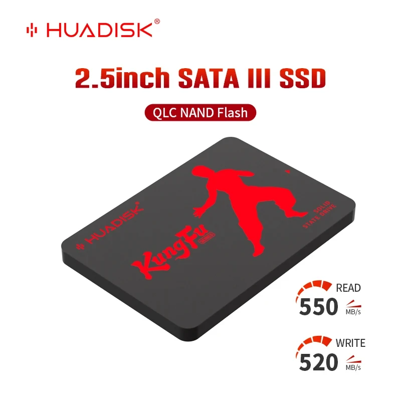 HUADISK Solid-State Drive 6Gb/s 256GB 2.5 inch SATA 3 SSD Interal Hard Disk for PC Notebook