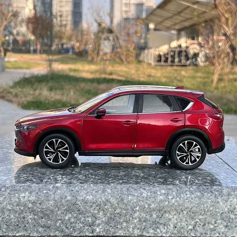 1/18 2022 Mazda CX-5 CX5 2 Ggeneration SUV Diecast Model Car Simulation Collection Display Ornaments Red Toys Gifts Vehicles