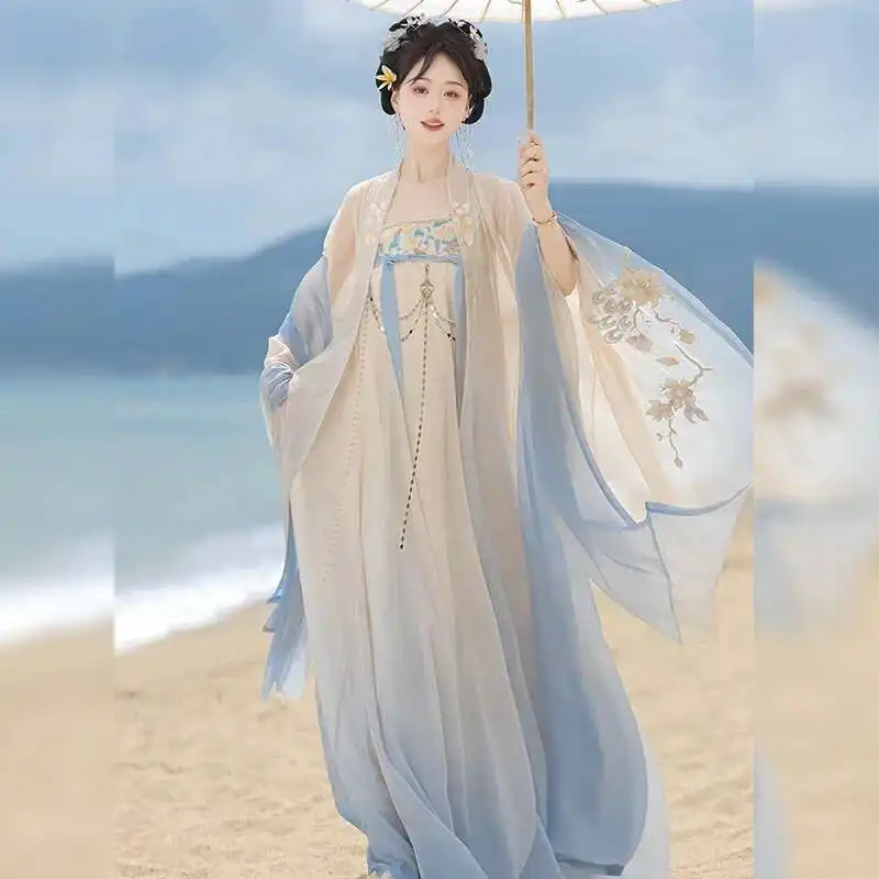 Hanfu Frauen Ming-Dynastie Festival Outfit Party Fee Altes Hanfu Kostüm Chinesischen Stil Elegante Fee Kostüm Prinzessin Tanz
