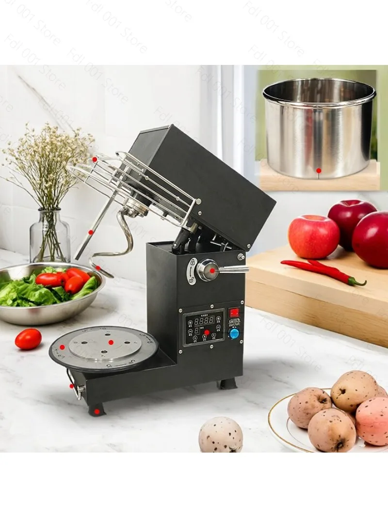 2026 Removable 304 Stainless Steel Barrel Display Dough Temperature Timed Kneading and Dough Maker 5L7L10L20L