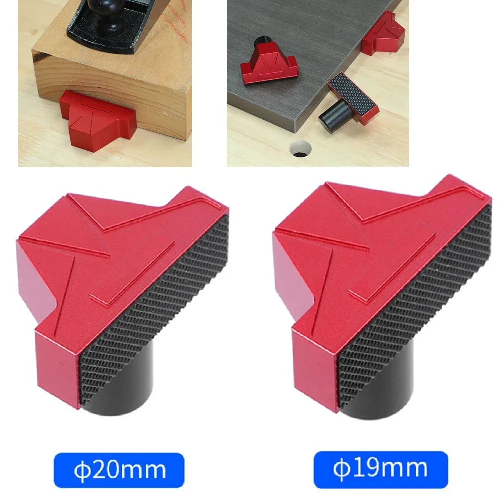 

1pc 19/20mm Bench Clamp Aluminum Alloy Limit Tenon Blocks Non-Slip Table Stopper Workbench Stop Woodworking Table Limit Latch