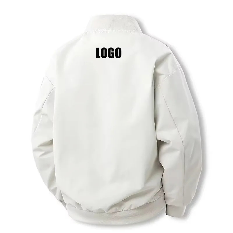 

Customized LOGO Men's 2025 New Spring and Autumn Pilot Jacket Thin Loose Jacket Baseball Uniform Top