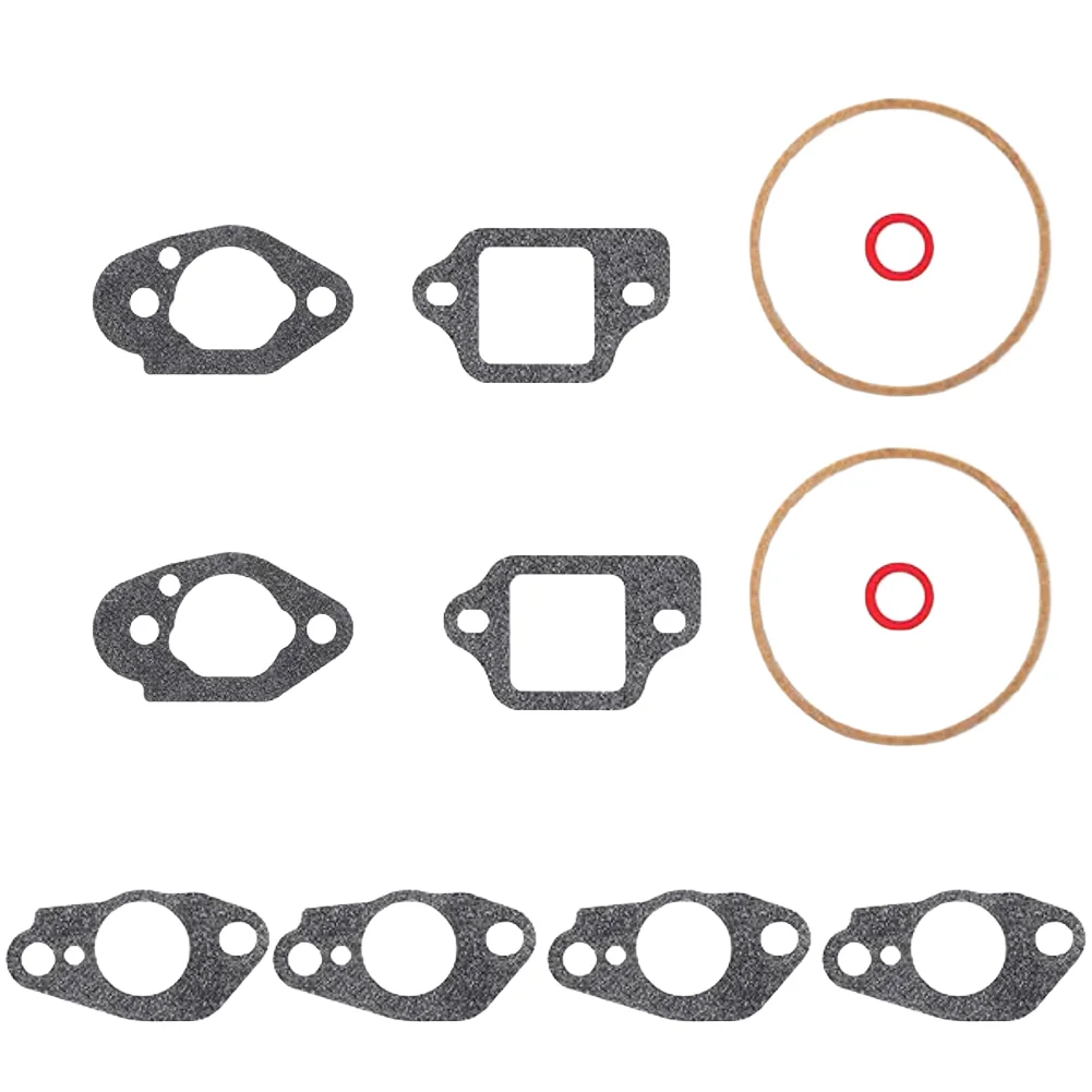 for Lawn Mower Carburetor Parts Engine Gasket Replacement Set Carburetor Float Chamber Gasket Engine Performance Part