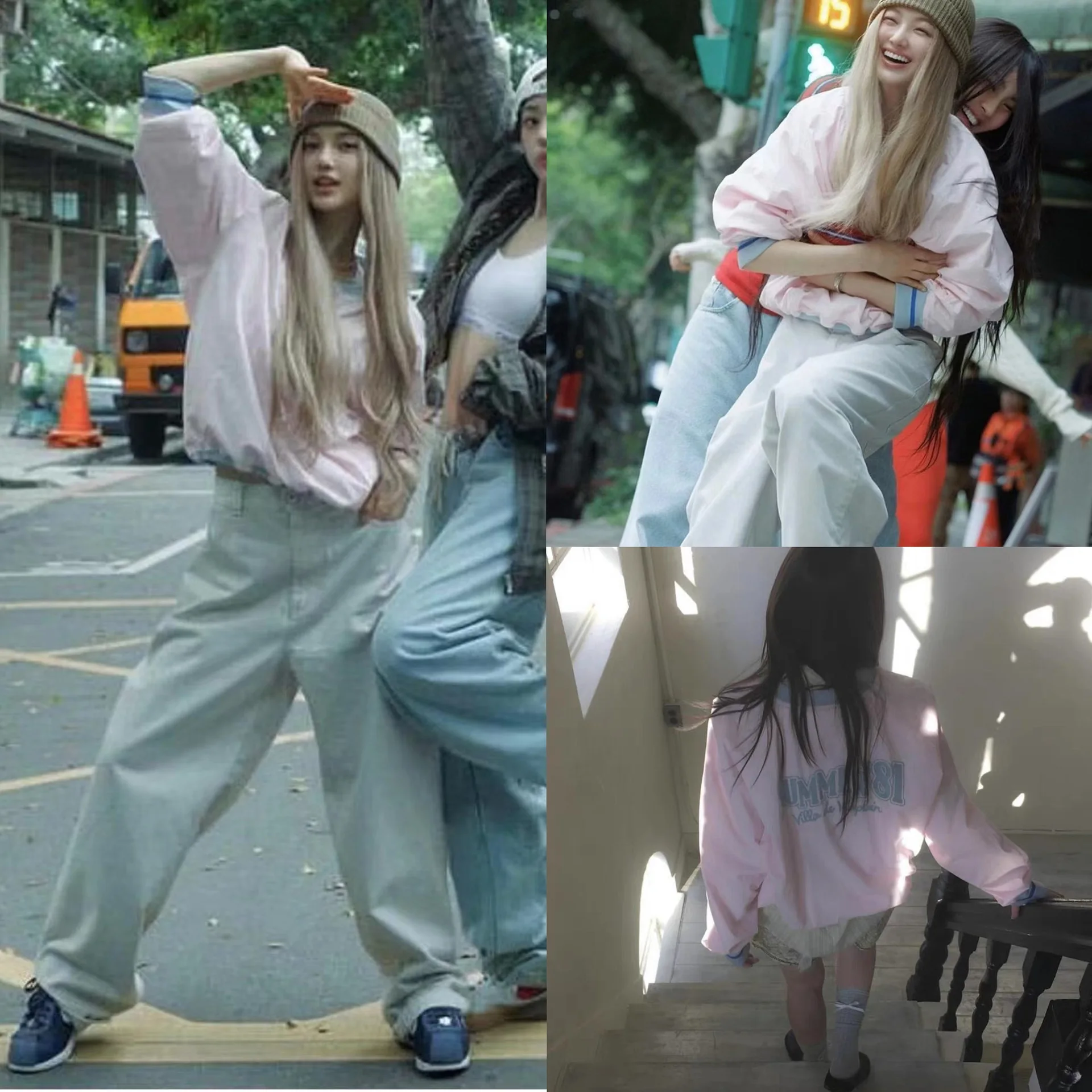 

Свободная толстовка-бомбер с вышивкой и молнией в корейском стиле East Gate Viplain для женщин, весна-осень, новинка