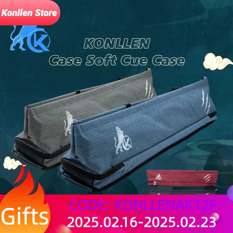 

KONLLEN Billiard Cue Case 7/9 Holes Oxford Cloth Pool Cue Case Billiard Cue Stick Large Capacity Carrying Professional Cue Bag