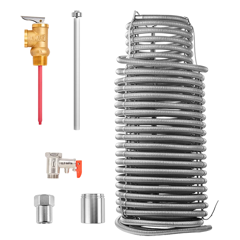 

Резервуар для хранения горячей воды для теплового насоса источника воздуха с фланцевым соединением, резервуар для непрямого водонагревателя, буферный бак, 500 л, нержавеющая сталь 304