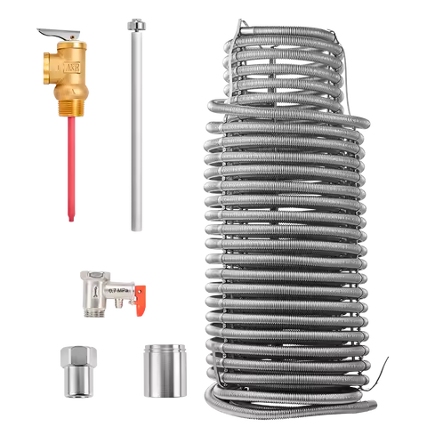 Hot Water Storage Tank For Air Source Heat Pump With Flange Connection Indirect Water Heater Tank Buffer Tank 500l Stainless 304