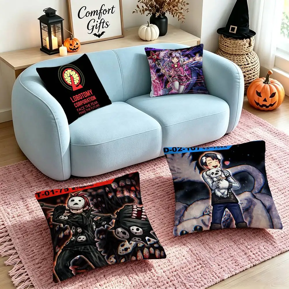 The Dark Game L-Lobotomy Square Double-Sided printed Pillow Case Bedroom Bedside Pillow Sofa Cushion Cover