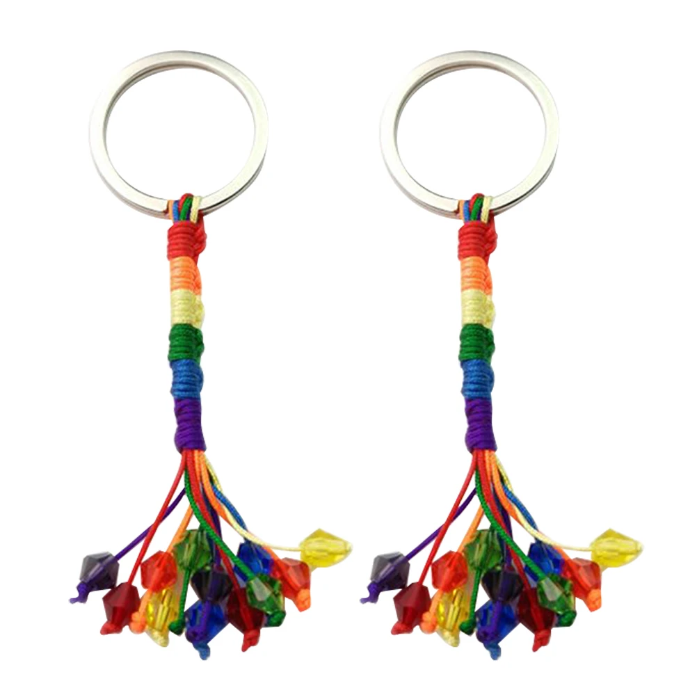 

2 Pcs Keychain Unique Key Ring Holder Key Decoration Small Gift for Bag Backpack Stylish Decoration Lovers Present