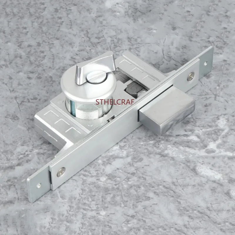 

Framed Glass Security Door Locks General-purpose Aluminum Alloy Profile Door Locks Shop Anti-theft Floor Locks Door Hardware