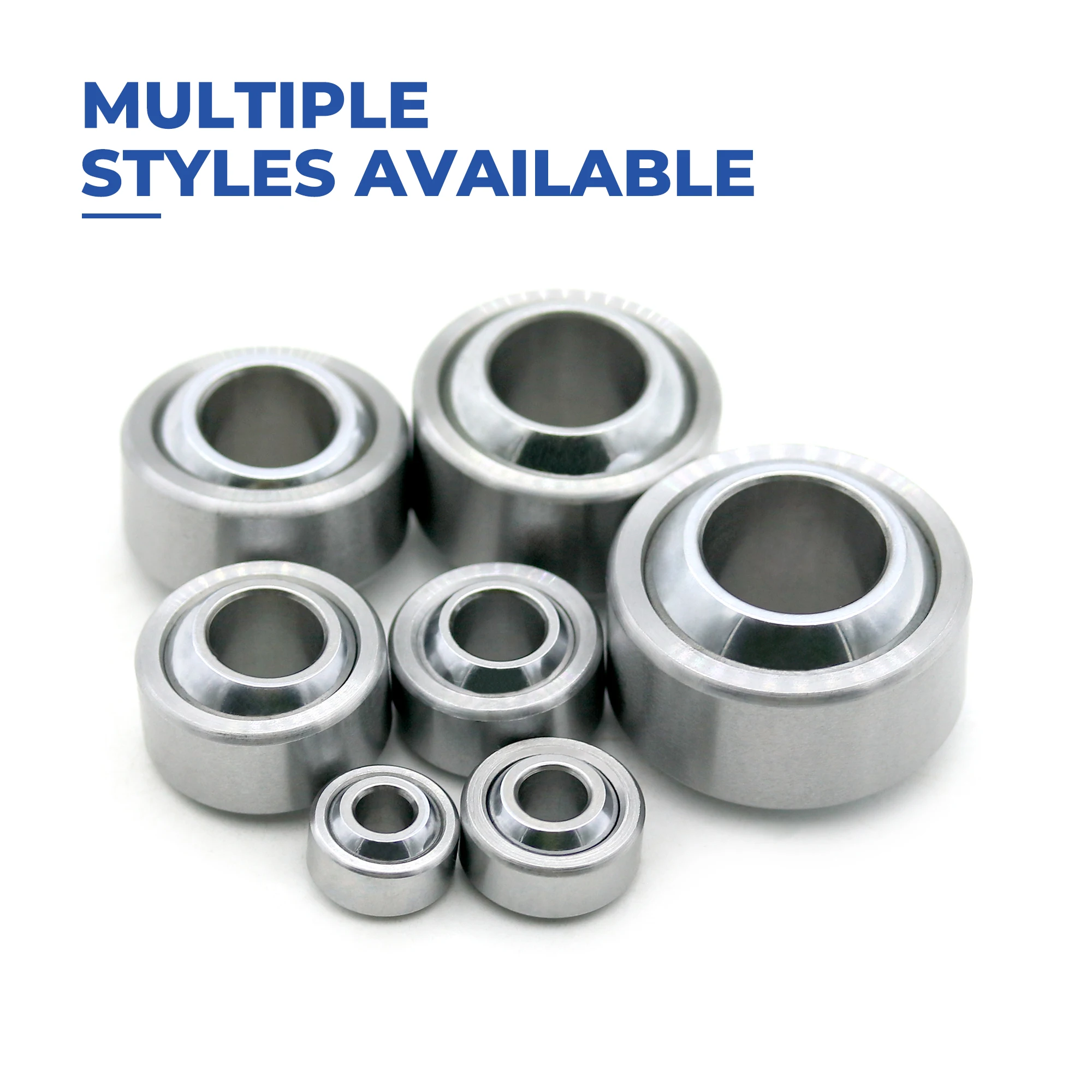 2PCS GEBJ Series Spherical Plain Bearing Radial Joint Bearing PTFE Self-Lubricating GEBJ5C GEBJ6C GEBJ8C GEBJ10C GEBJ12C GEBJ14C