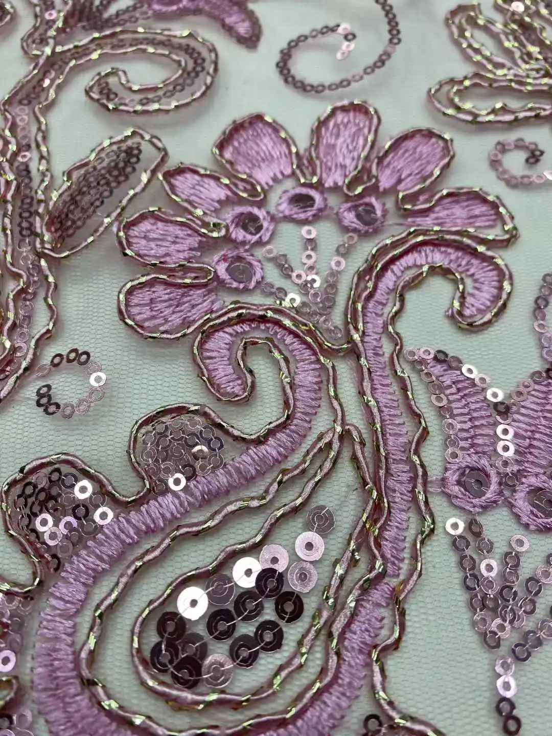 

Роскошная элегантная французская сетчатая кружевная ткань Madison с блестками, 5 ярдов, африканская кружевная ткань высокого качества для свадебного платья