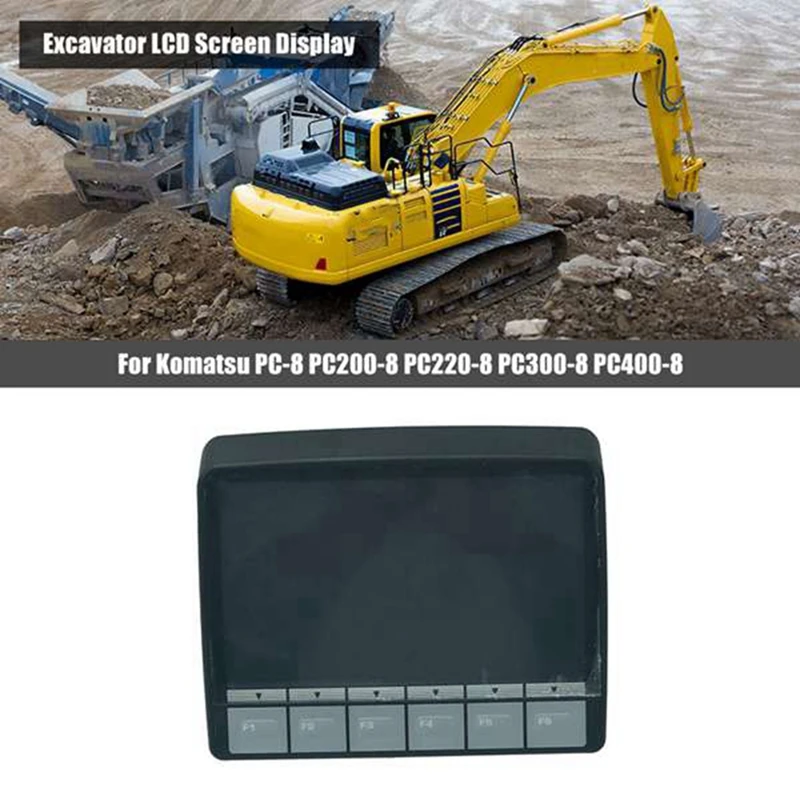 

Excavator LCD Screen Display For Komatsu PC-8 PC200-8 PC220-8 PC300-8 PC400-8 Excavator Monitor Module Repair Parts